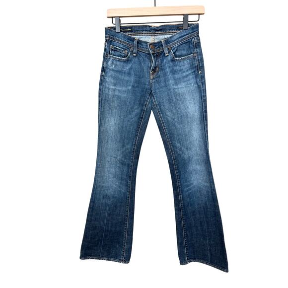 Citizens of Humanity Ingrid Stretch #002 Low Waist Flair Jeans Size 26 Short Y2K - Picture 2 of 14